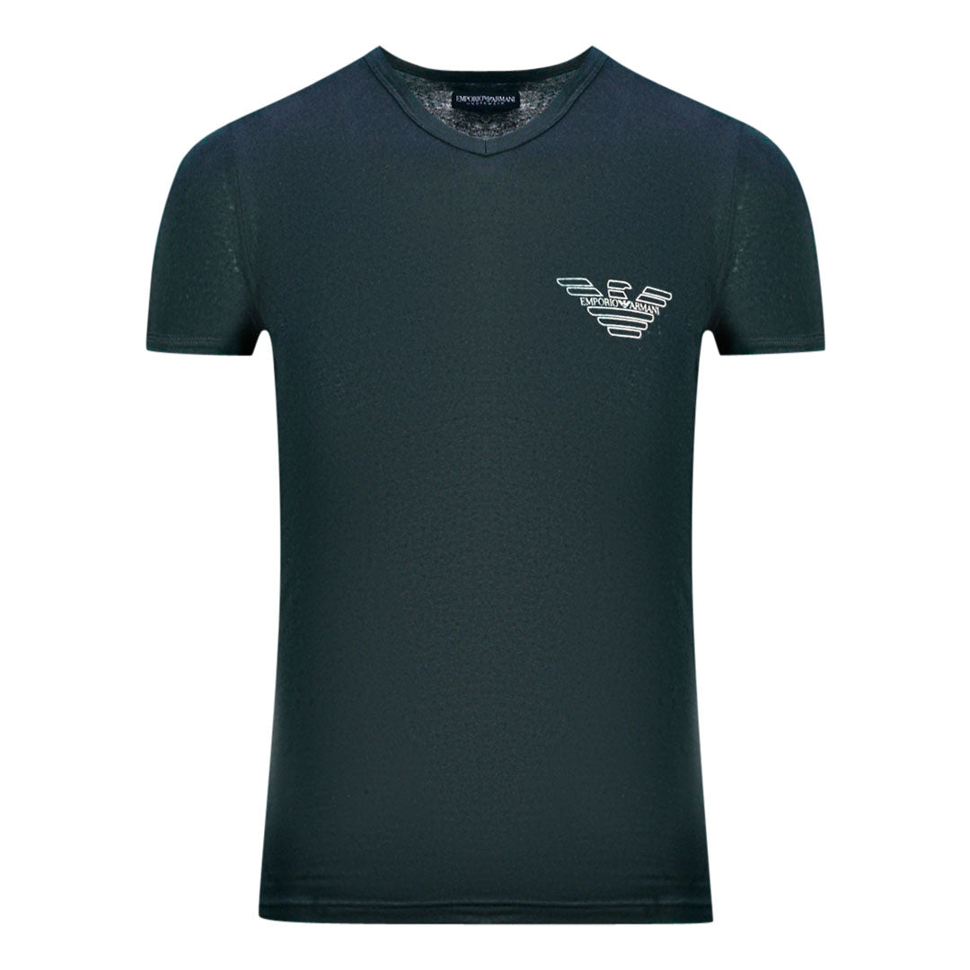 Emporio Armani Brand Logo Black Underwear T-Shirt