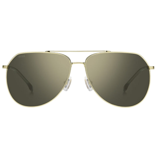 Hugo Boss Gold Antireflex Lens Gold Sunglasses One Size