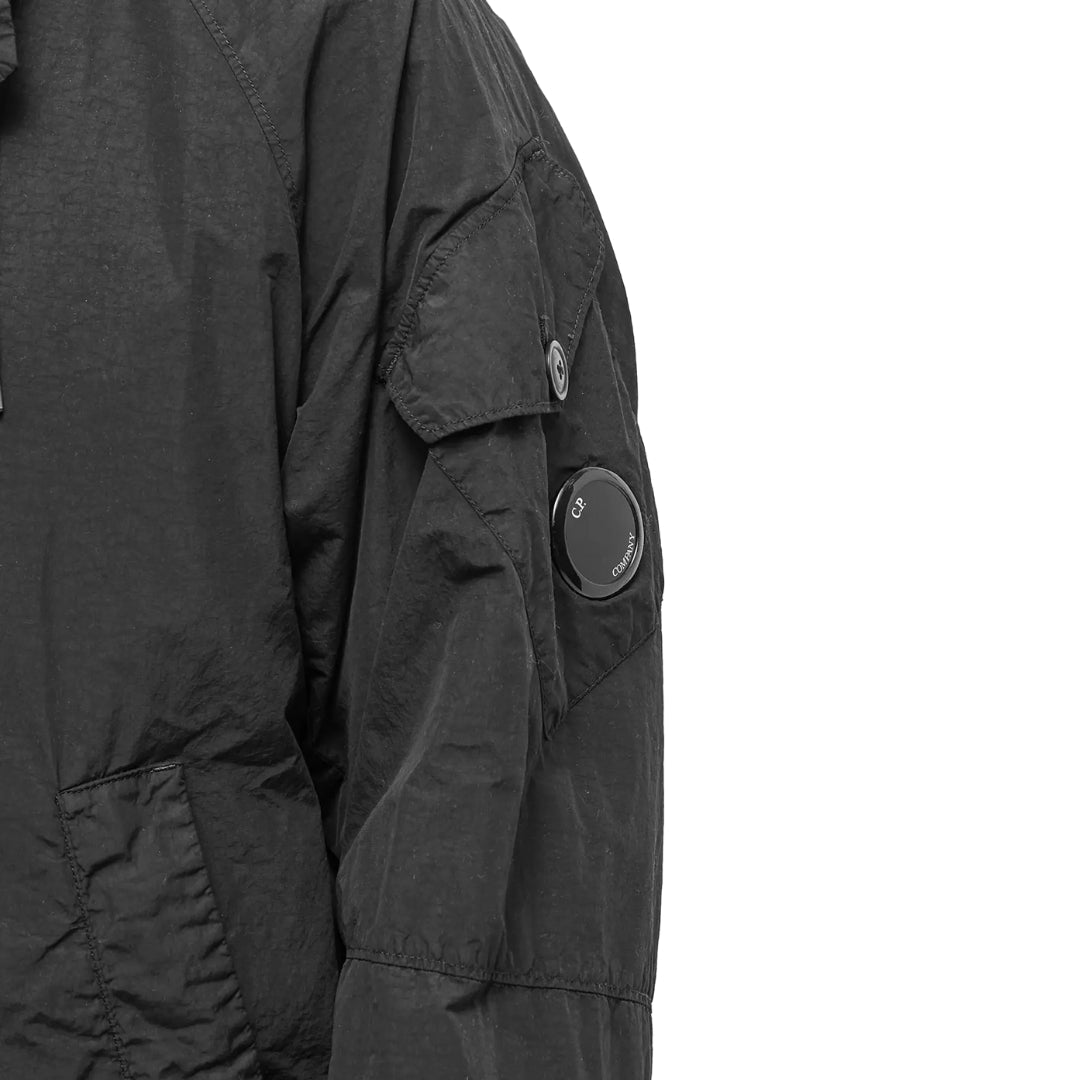 C.P. Company Medium Flatt Nylon Black Shell Jacket S