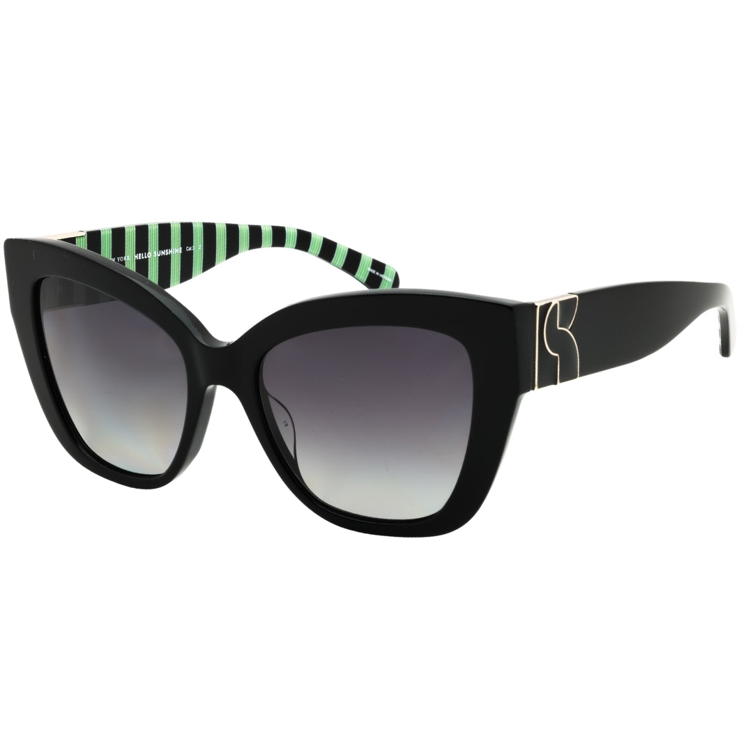 Kate Spade Bexley/G/S 0807 Wj Black/Grey Sf Pz Sunglasses Female 54X18X140 One Size