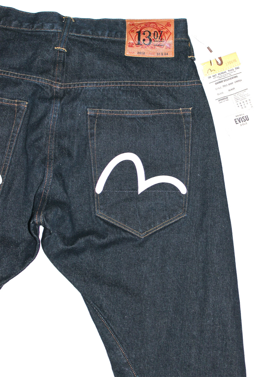 Evisu 2018 Yamato Military Drop Crotch Blue Jeans - Nova Clothing