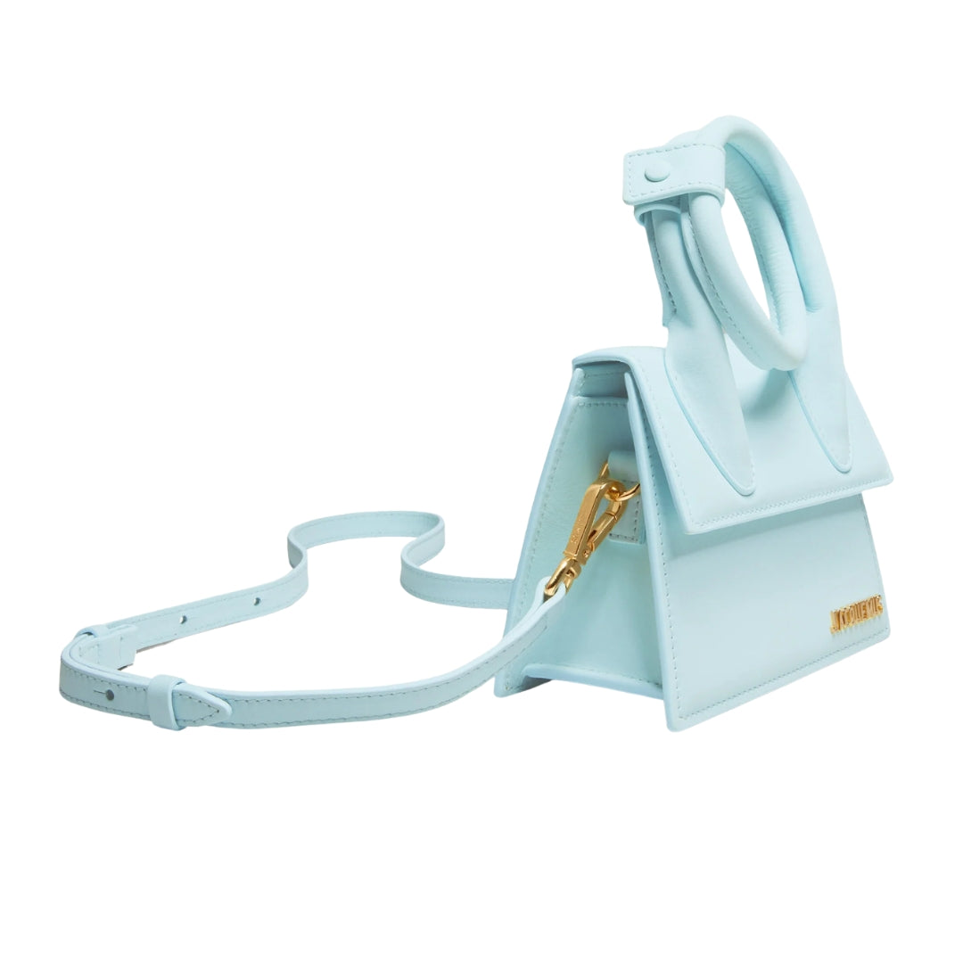 Jacquemus Le Chiquito Noeud Pale Blue Bag