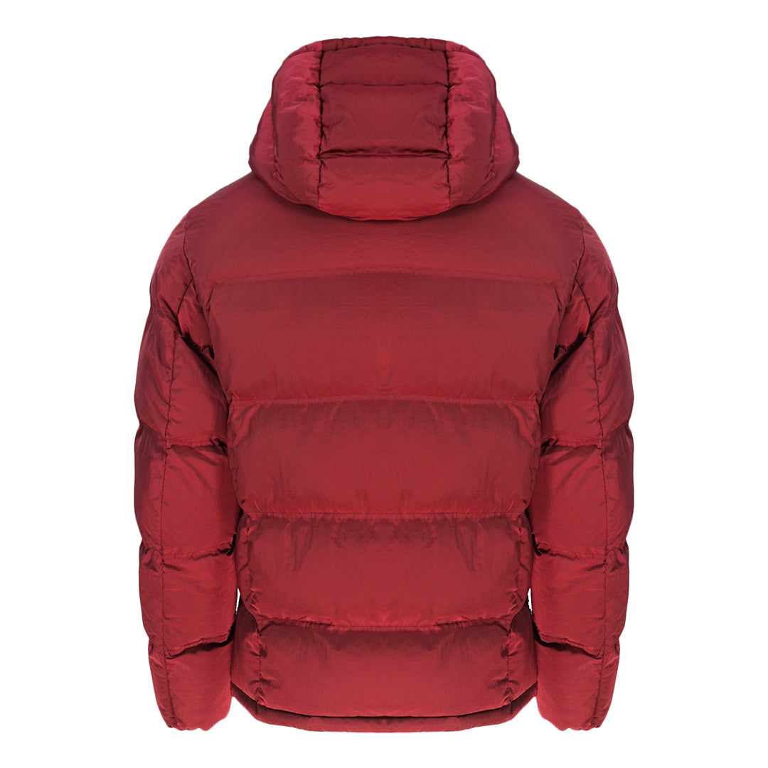 Champion Branded Red Hooded Padded Jacket