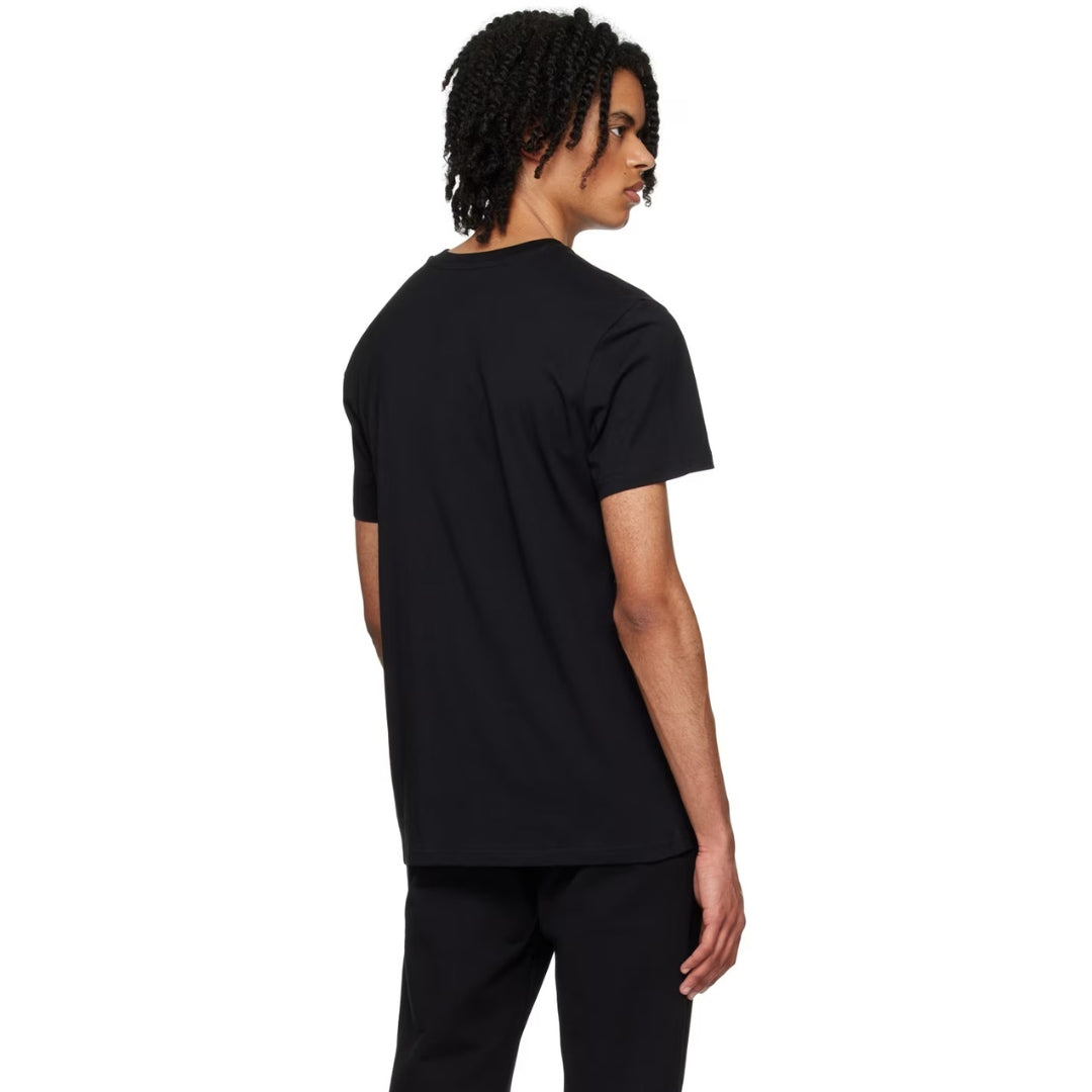 Moschino Double Question Mark Black Monogram Logo T-Shirt