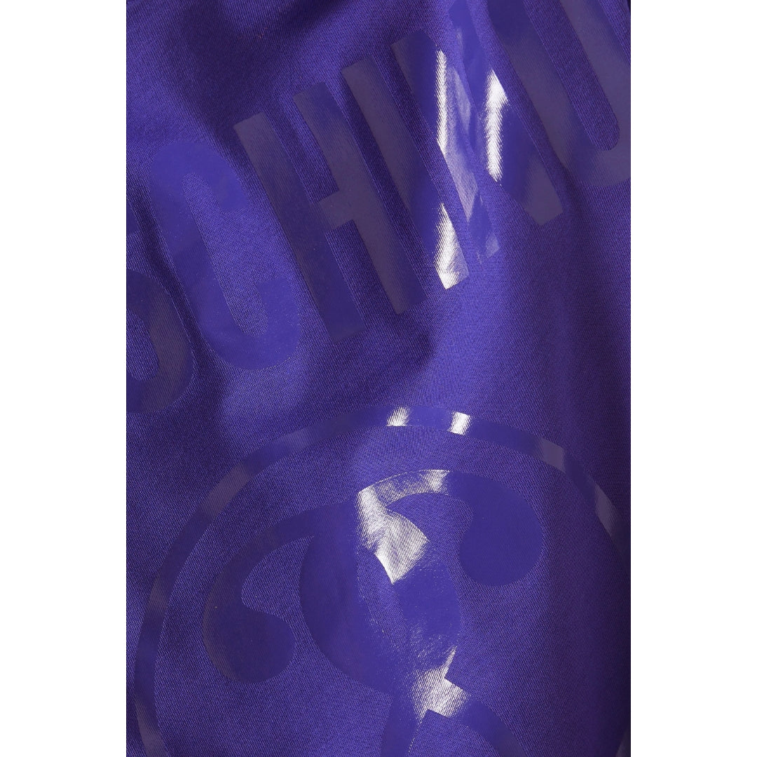 Moschino Double Question Mark Purple T-Shirt