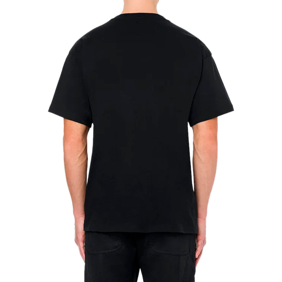 MOSCHINO 222ZRA07319041 1555 BLACK T-SHIRT MALE XS