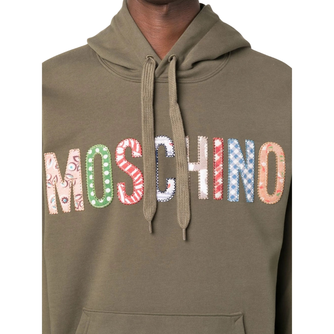 MOSCHINO 222ZRJ17217028 1443 GREEN HOODIE MALE XS