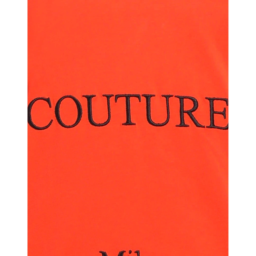 Moschino Couture Gloss Logo Orange T-Shirt