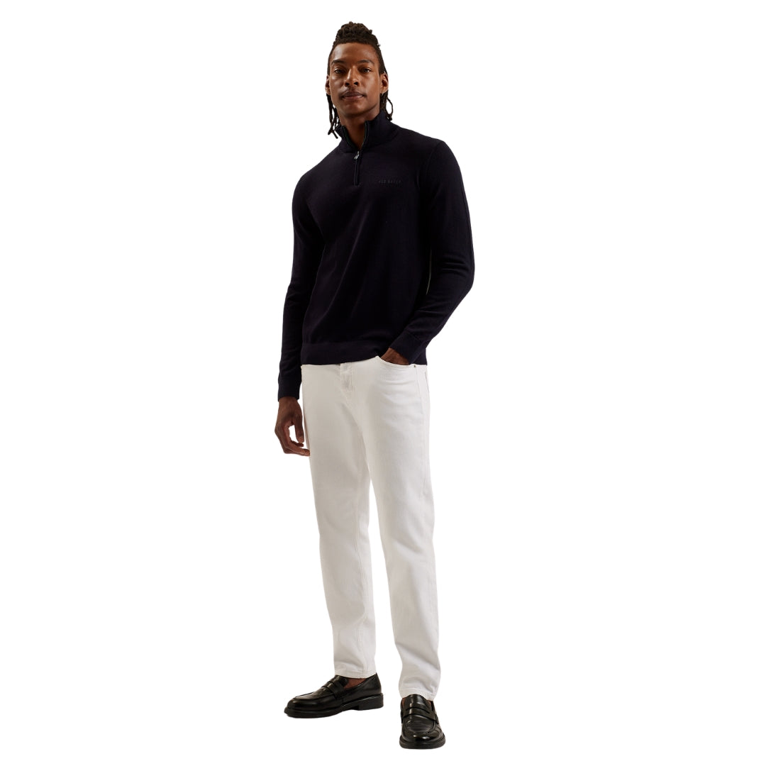 Ted Baker MMK FASHBEE LS Branded Merino Half Zip 7