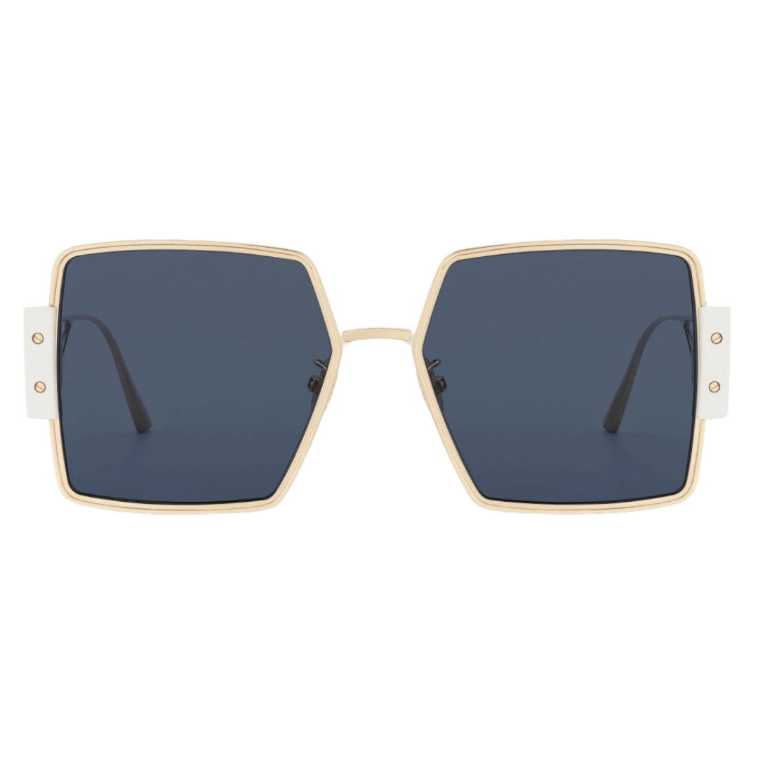 Dior 30Montaigne Ivory Frame Blue Lens Sunglasses