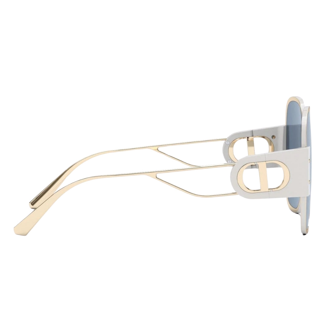 Dior 30Montaigne Ivory Frame Blue Lens Sunglasses
