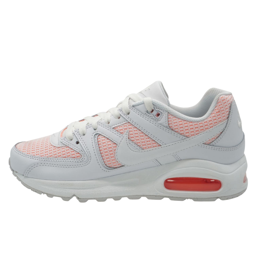 Nike Air Max Command Pink Detail White Trainers
