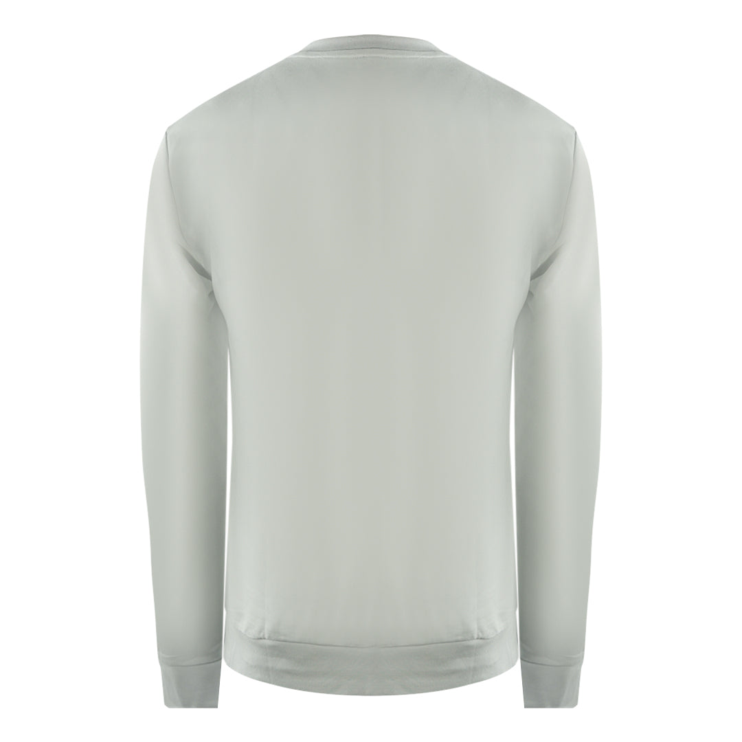 Ea7 Box Logo Oyster Mushroom Sweatshirt