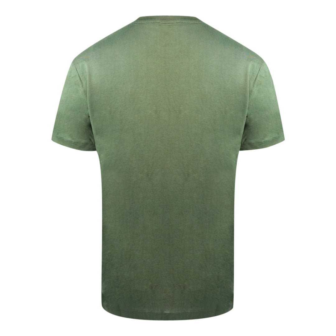 Emporio Armani Bold Eagle Design Green T Shirt