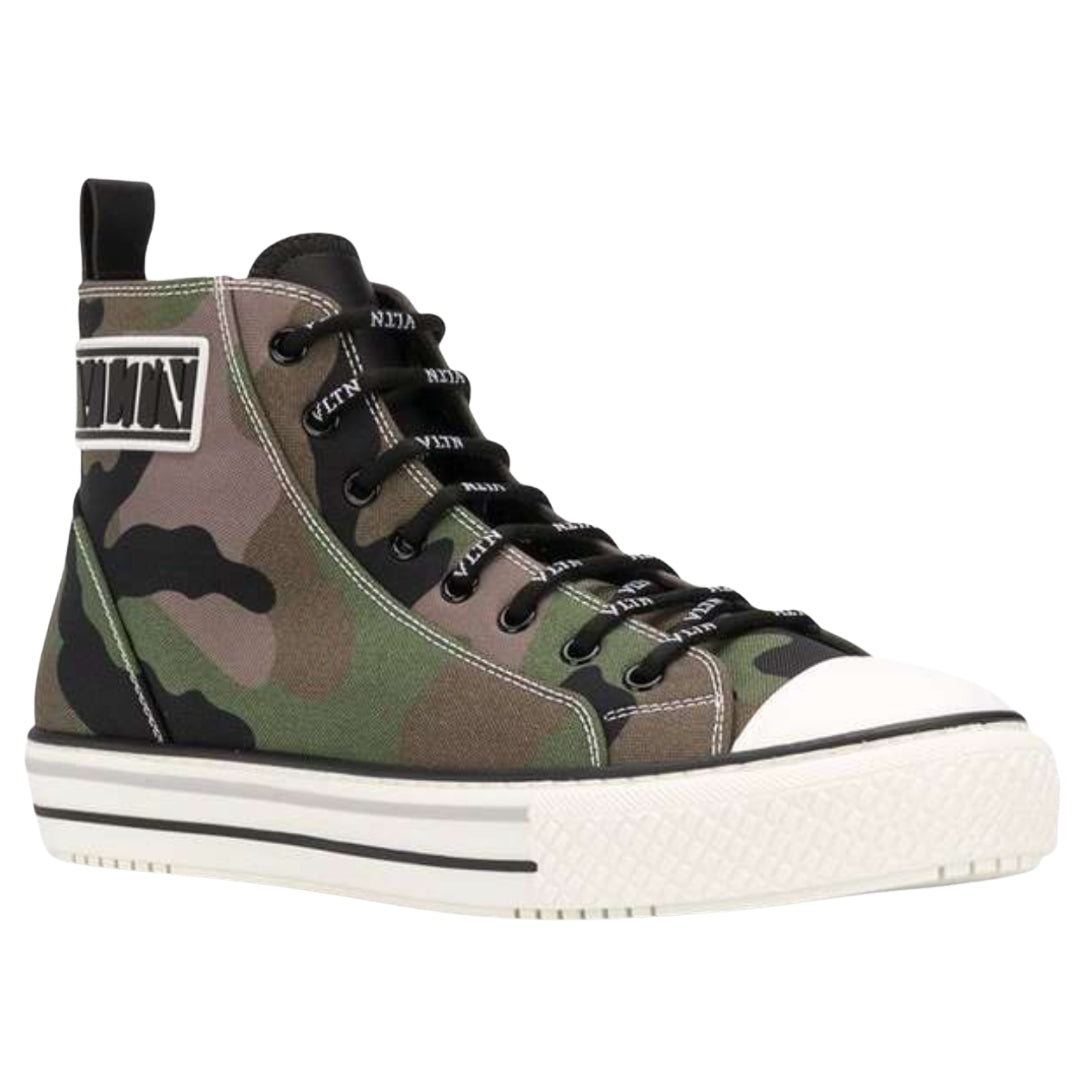 Valentino Camo Green Shoes Mens