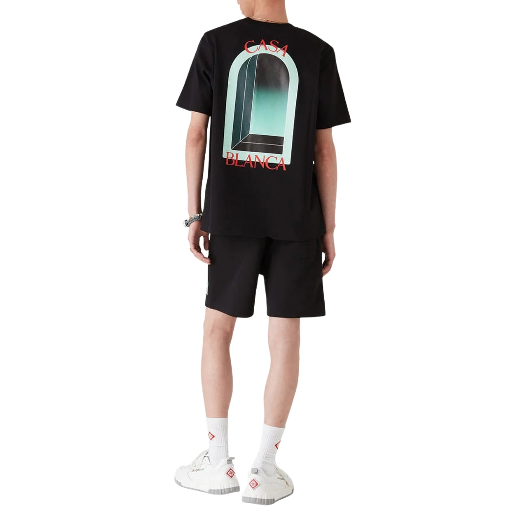 Casablanca L'Arche Design Black T-Shirt