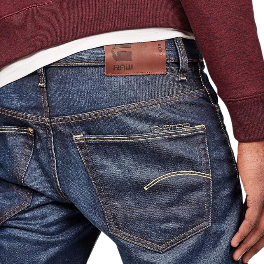G-Star Dark Blue 3301 Loose Swash Denim Jeans