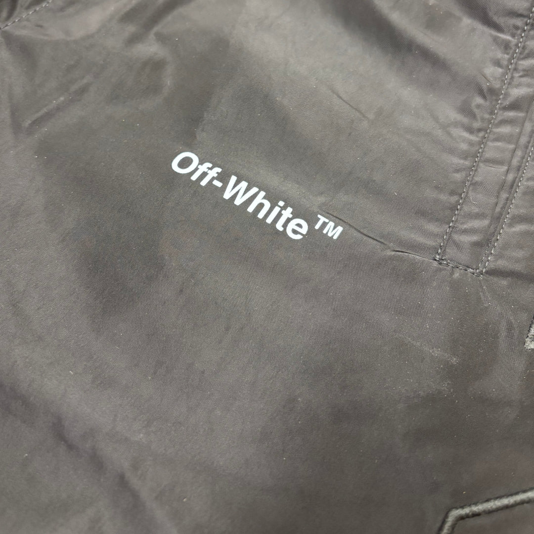 Off-White Diag Outline Black Track Shorts