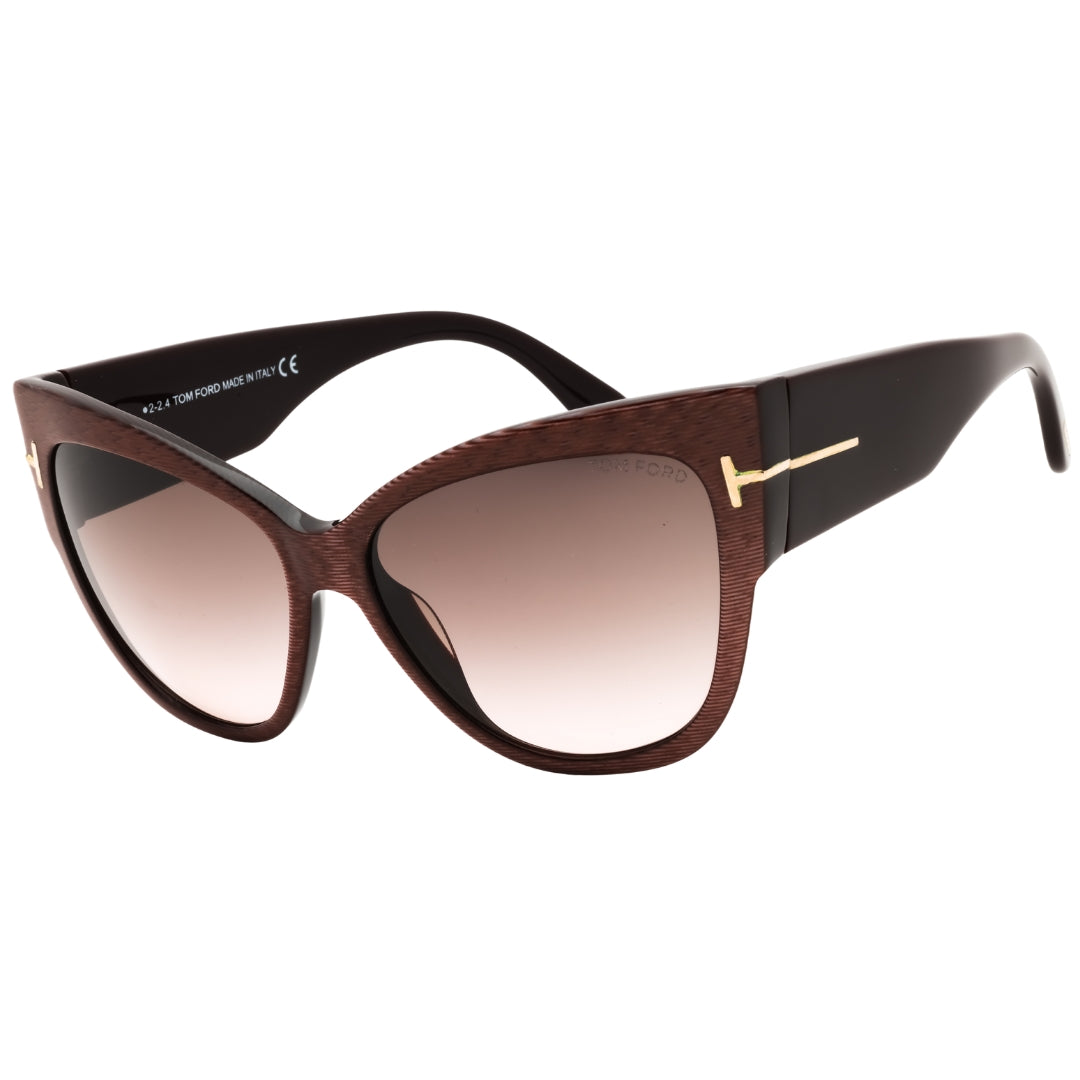 Tom Ford Ft0371 50F Dark Brown/Other / Gradient Brown Sunglasses One Size