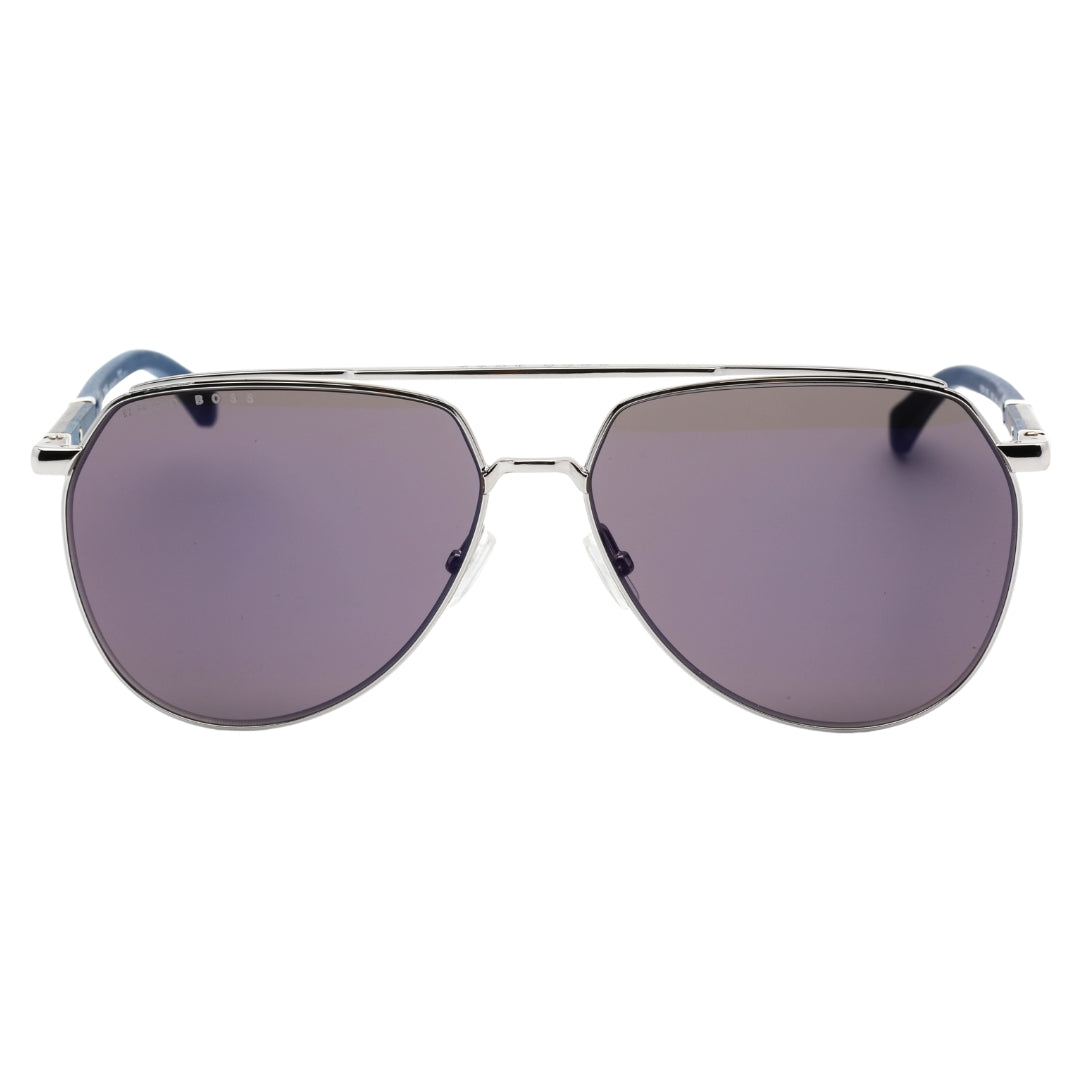 Hugo Boss BOSS 1130/S 06LB XT Ruthenium / Blue Sky Mirror Sunglasses One Size