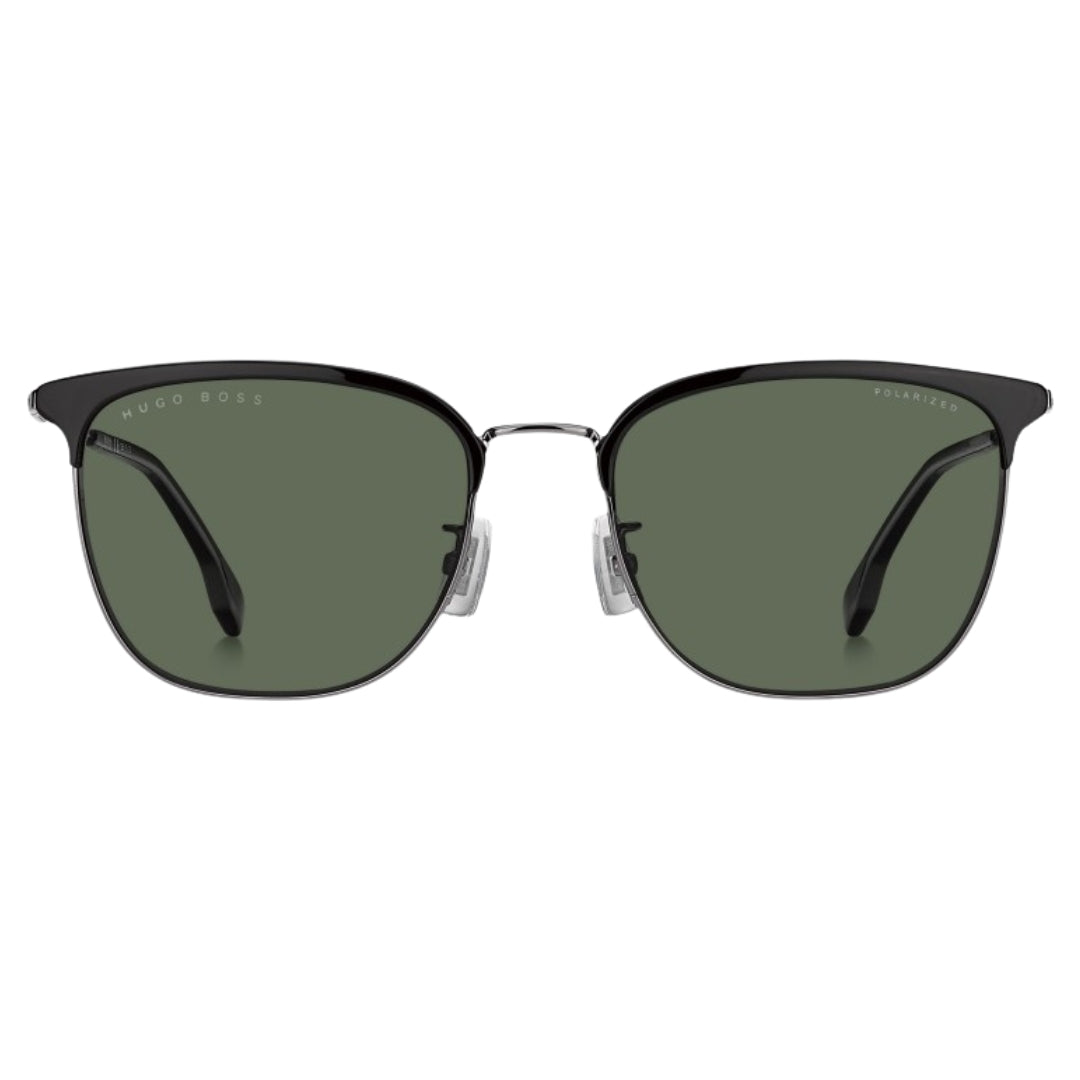 Hugo Boss Green PZ Lensed Black Dark Ruthenium Frame Sunglasses