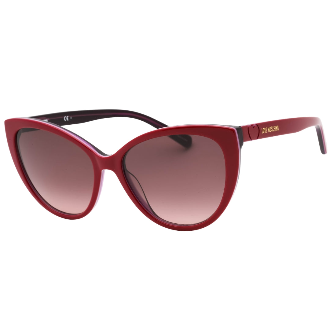 Moschino Love Pink DS Lens Cherry Red Sunglasses One Size