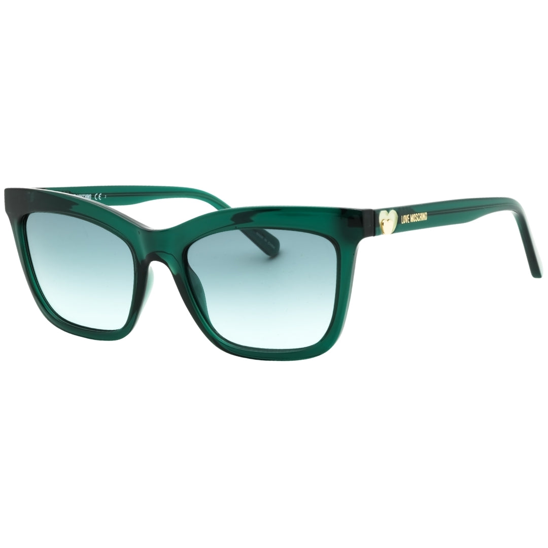 Moschino Love Mol057/S 01Ed Eq Green/Green Aqua Sunglasses Female 53X18X140 One Size