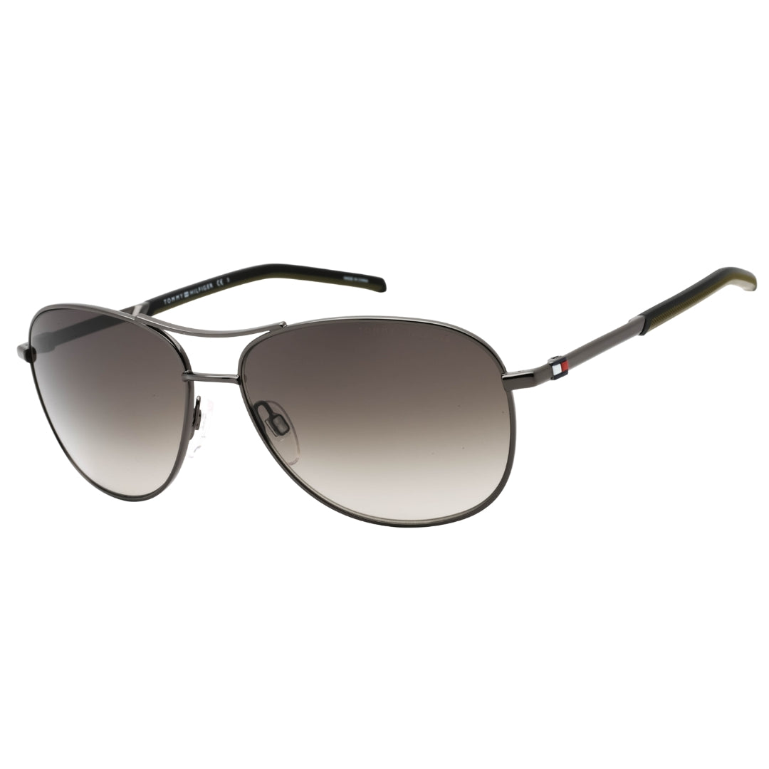 Tommy Hilfiger Brown SF Lens Dark Silver Sunglasses One Size