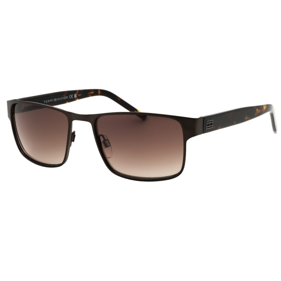 Tommy Hilfiger TH 1974/S SVK Dark Grey/Havana/Brown Gradient Lens Sunglasses 57X19X140 One Size