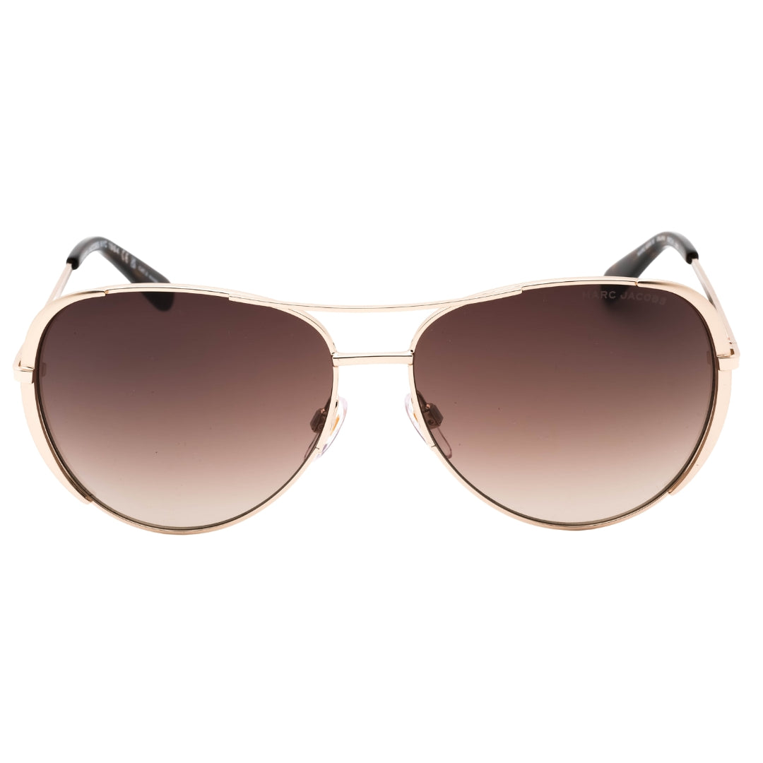 Marc Jacobs Brown SF Lens Gold Sunglasses One Size