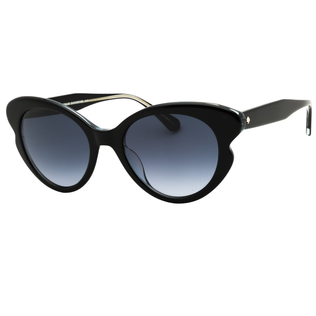 Kate Spade Elina/G/S 0807 9O Black/Dark Grey Shaded Sunglasses Female 53X20X140 One Size