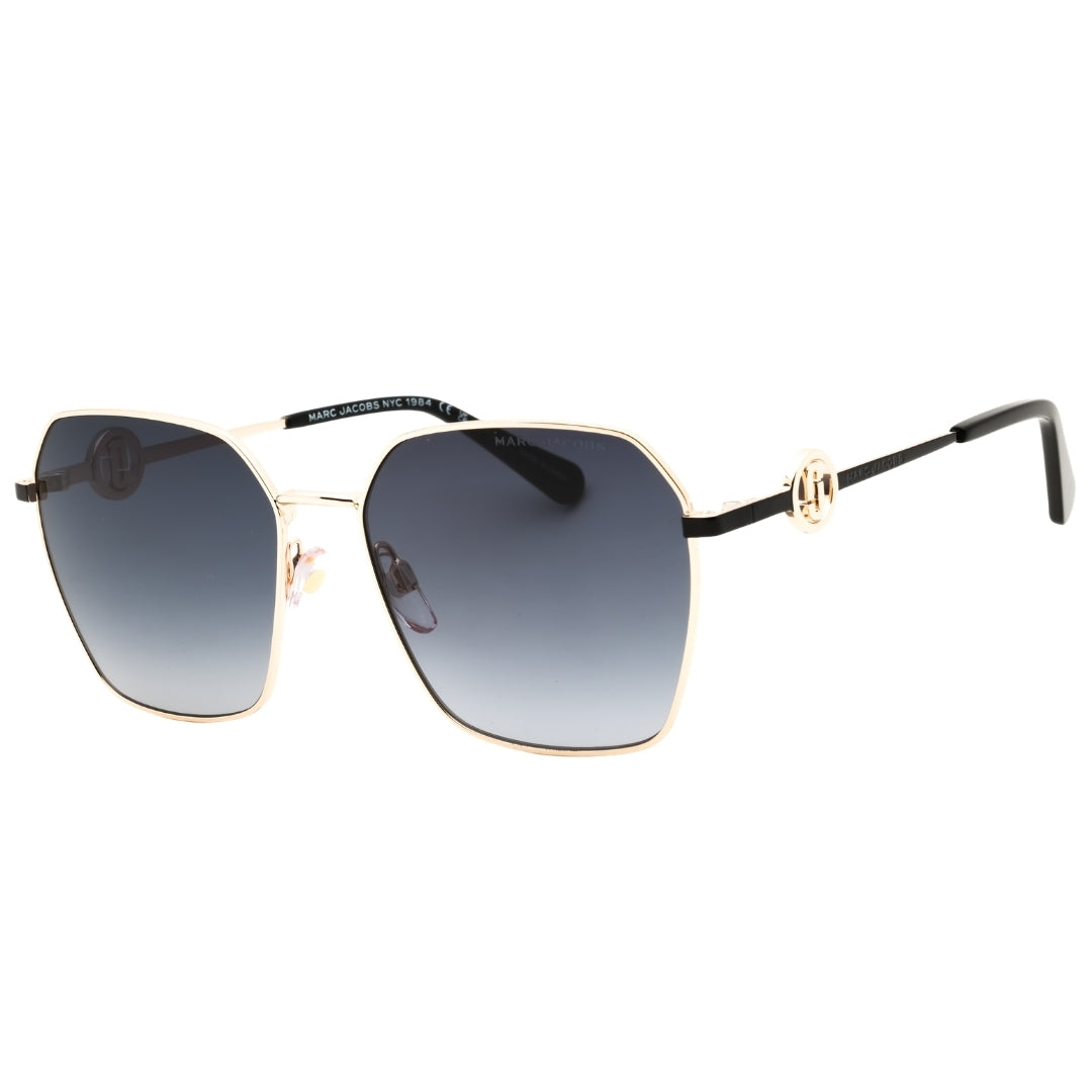 Marc Jacobs MARC 729/S 0RHL 9O GOLD BLACK/DARK GREY SF Sunglasses Female 58X17X140 One Size