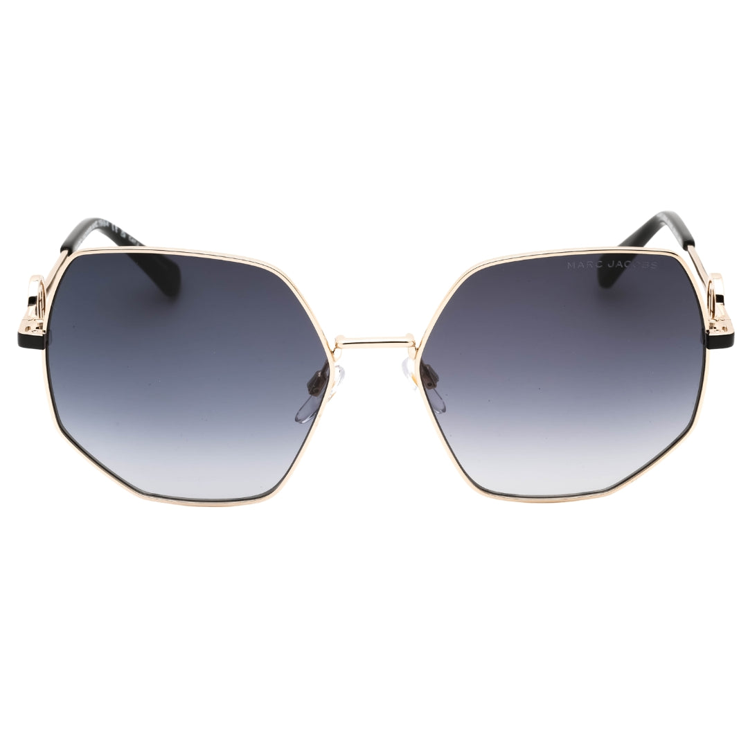 Marc Jacob Womens Grey Lens Gold Sunglasses One Size