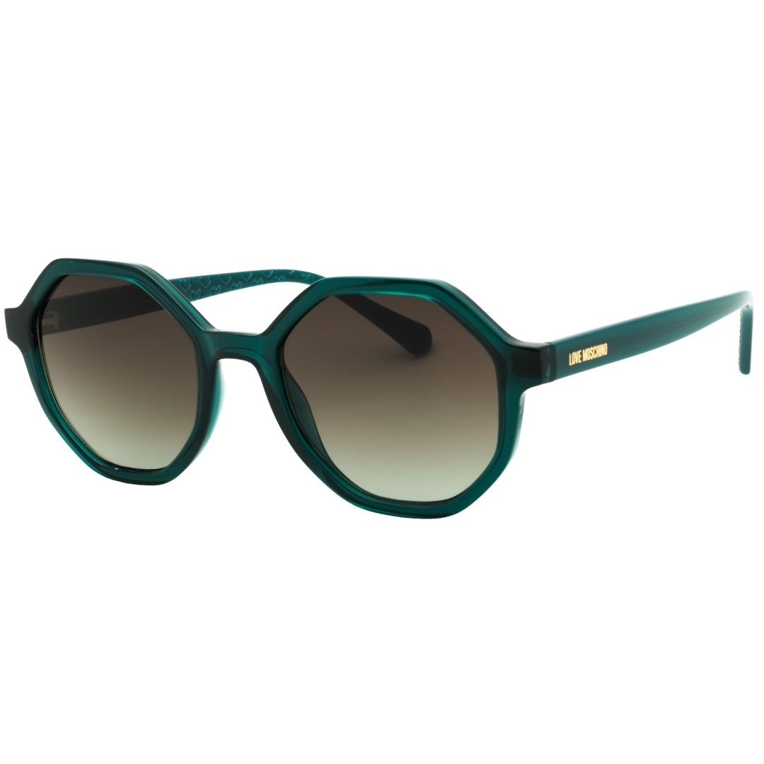 Moschino Love Mol076/S 01Ed Ha Green/Brown Sf Sunglasses Female 52X20X140 One Size