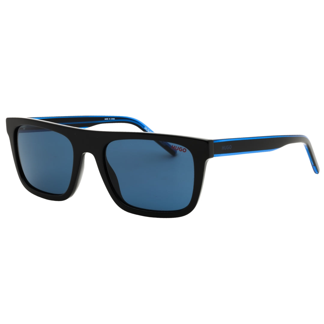 Hugo Boss Blue Lensed Black Sunglasses One Size