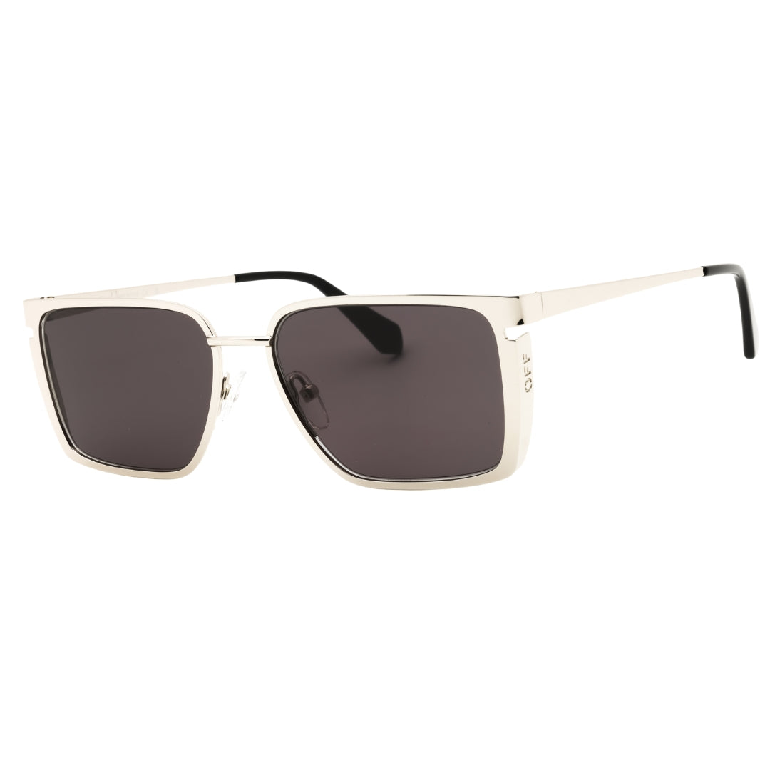 Off-White Yoder 7207 Silver / Dark Grey Sunglasses One Size