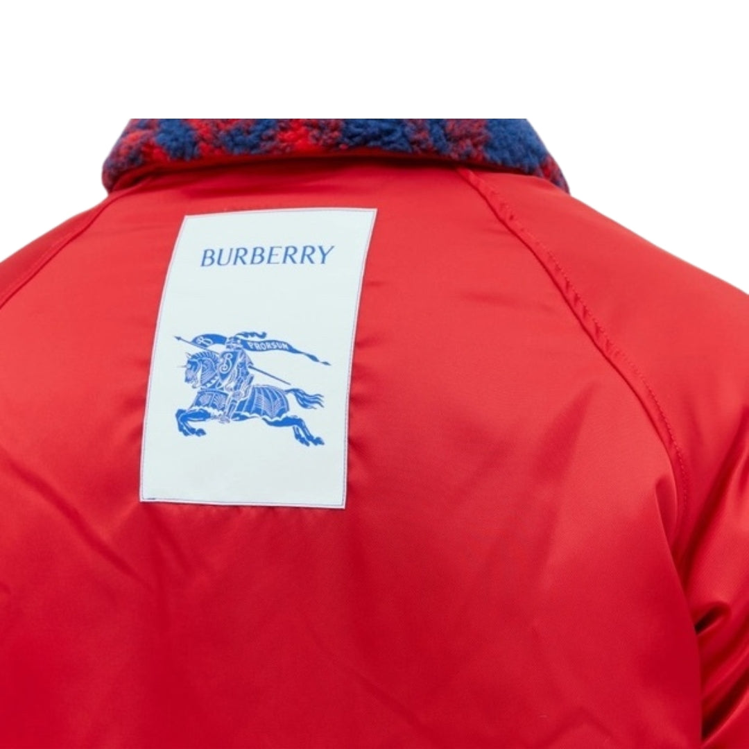 BURBERRY 8077130 Burberry Reversible Rose Fleece Jacket Jacket Red JACKET MALE M