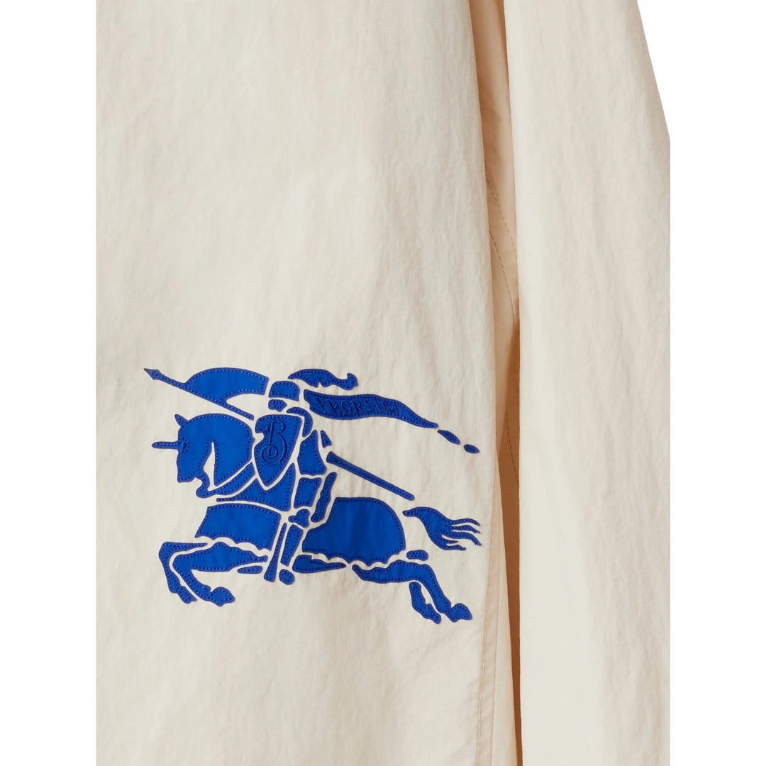 BURBERRY 8080506 Burberry Equestrian Knight-motif hooded jacket SOAP (Cream) JACKET MALE M