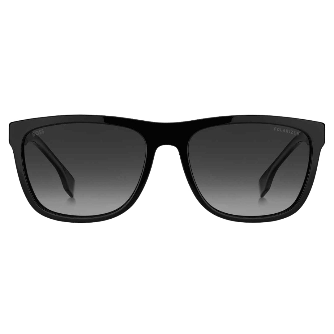 Hugo Boss Grey PZ Lensed Matte Black Framed Sunglasses