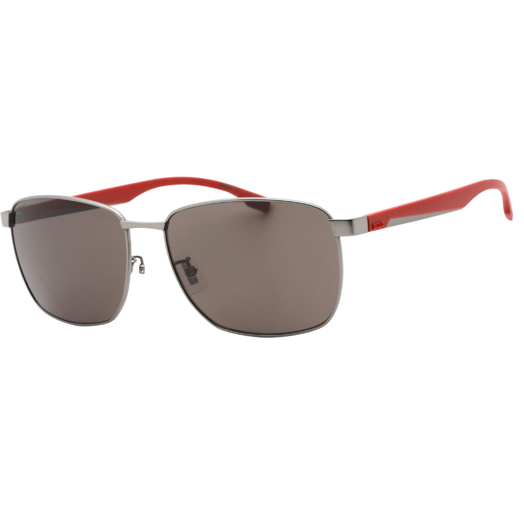 Hugo Boss BOSS 1469/F/SK 0R80 IR Matte Ruthenium/Grey Sunglasses One Size