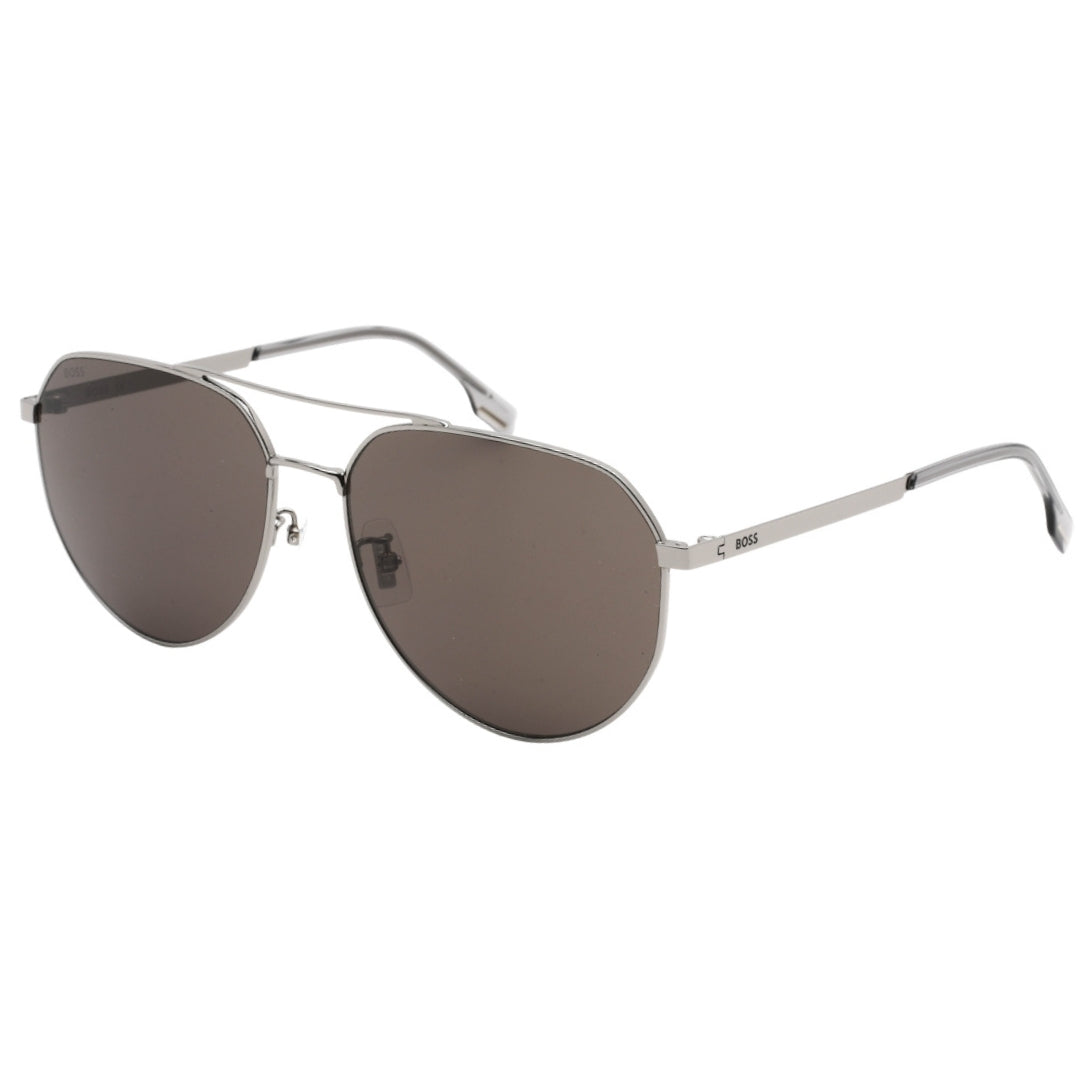 Hugo Boss Ruthenium Frame Grey Lens Sunglasses One Size