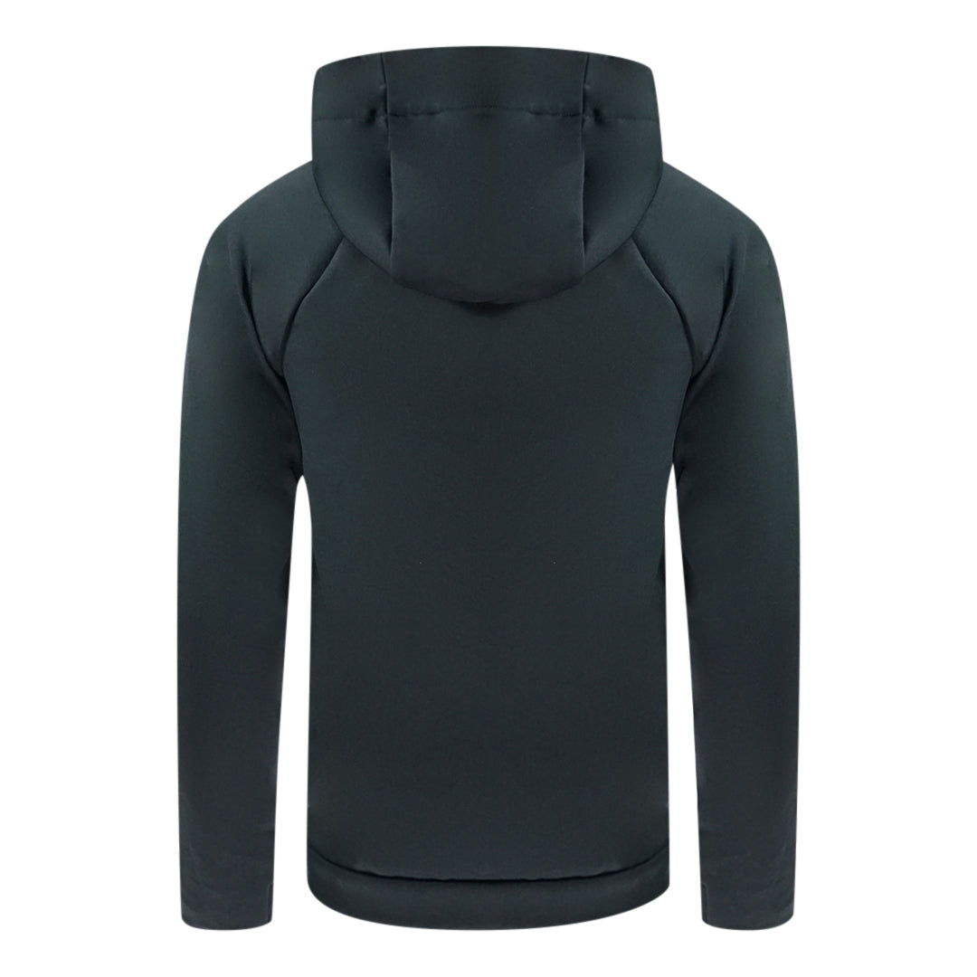 Nike Swoosh Logo Black Zip-Up Hoodie