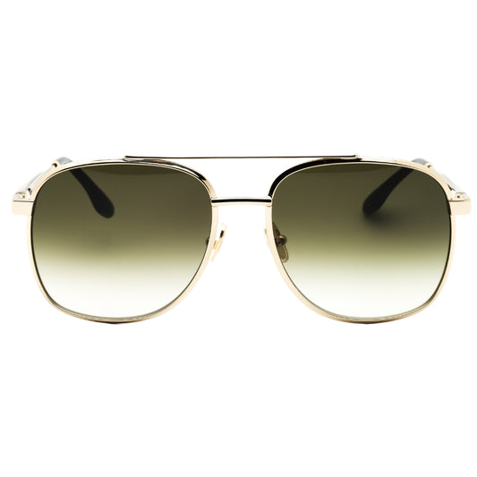 Victoria Beckham Vb233S 714 Gold/Smoke Gradient Sunglasses Female One Size