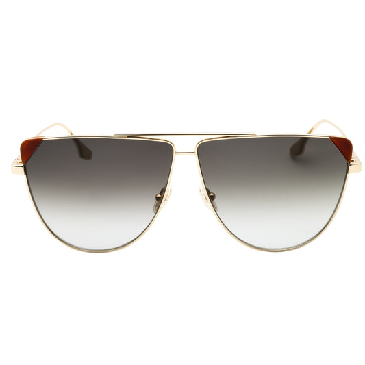 Victoria Beckham Vb239S 222 Gold/Smoke Sunglasses Female One Size