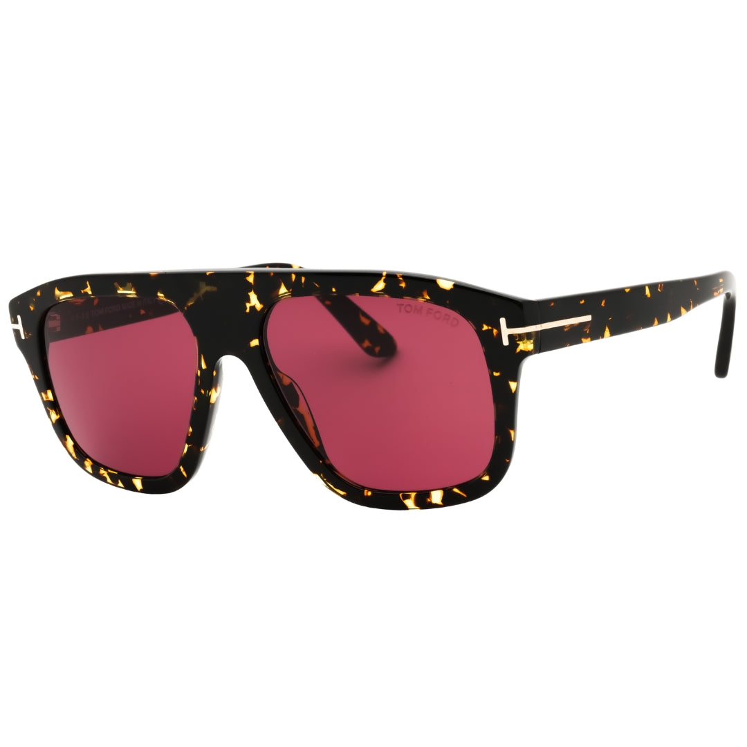 Tom Ford Ft0777 52S Dark Havana / Bordeaux Sunglasses One Size