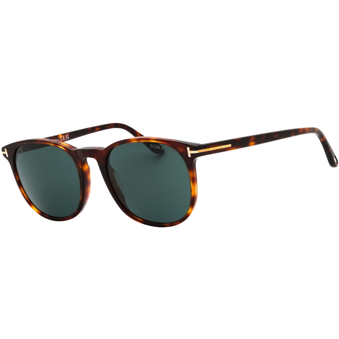 Tom Ford Ft0858 54V Red Havana / Blue Sunglasses One Size