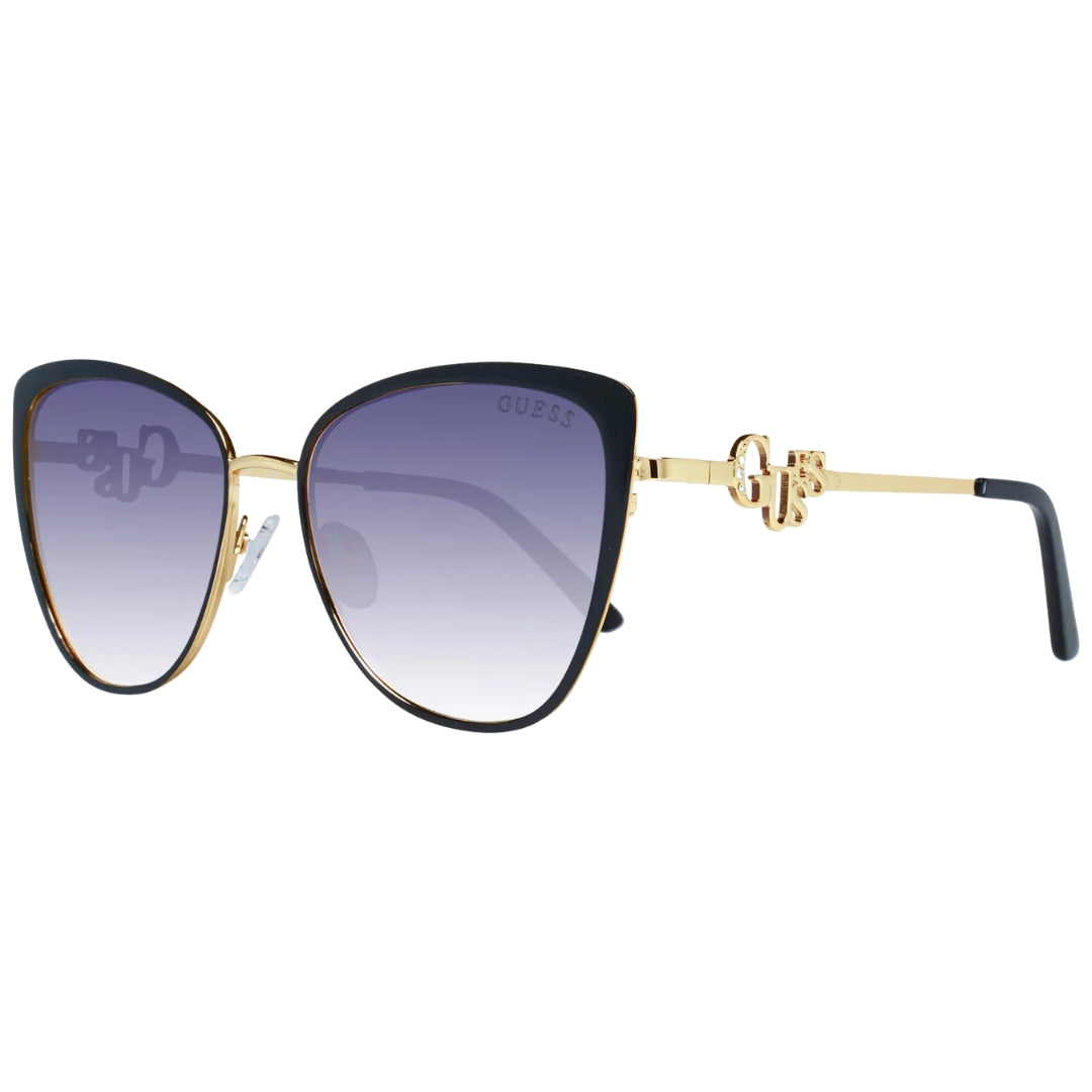 Guess Shiny Black Frame Gold Legs Sunglasses
