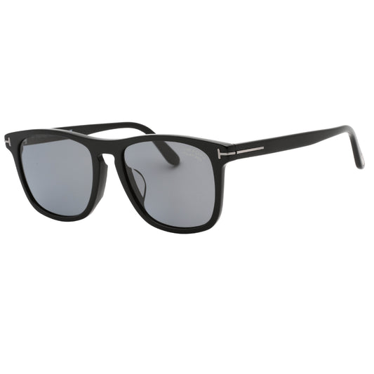Tom Ford Smoke Polarized Lens Shiny Black Sunglasses One Size