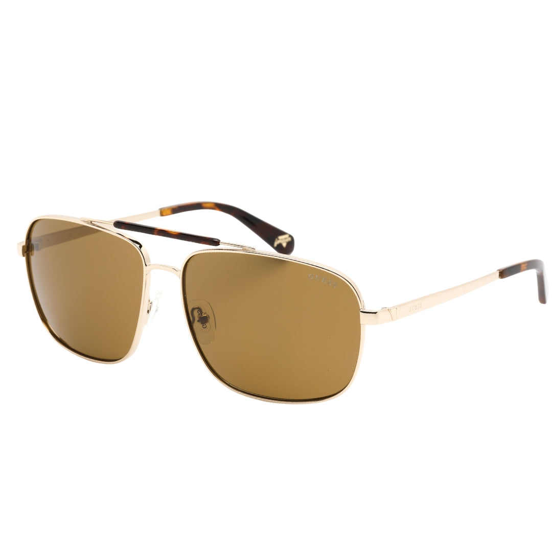 Guess Aviator Gold Sunglasses One Size