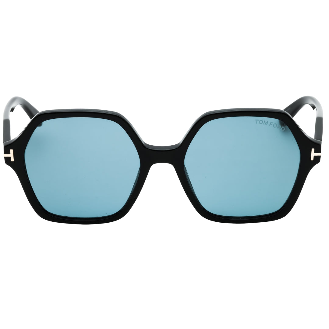 Tom Ford Smoke Hex Lens Shiny Black Sunglasses One Size